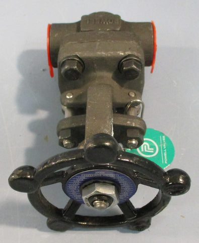 Powell Valve GA08SA58GB Gate Valve 1/2" Class 800LB A105 Trim #8