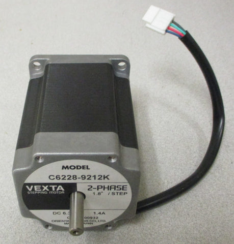 Oriental Motor C62289212K Vexta Stepping Motor 2 Phase 1.8 Deg. Step 1/4" Shaft
