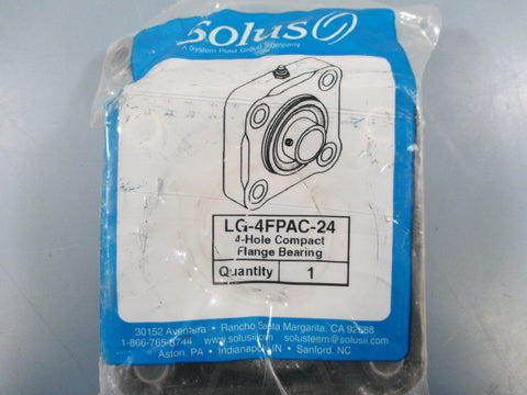 Solus LG4FPAC24 4 Bolt Flange Bearing New