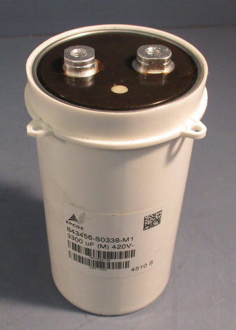 Epcos B43456-S0338-M1 Aluminum Electrolytic Capacitor 3300uF 420V