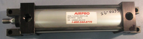 AIRPRO 250A-1LE200G1B0575-AB Pneumtic Air Cylinder 5-3/4" Stroke 250 PSI Max