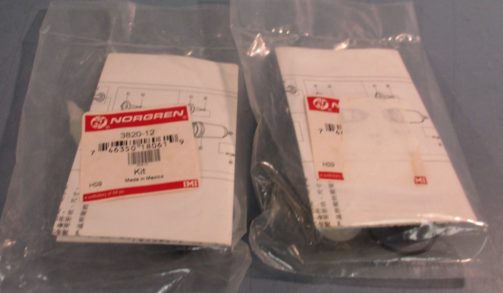 Lot of (2) IMI-NORGREN 3820-12 Service Kits, Miniature, Regulator Kit