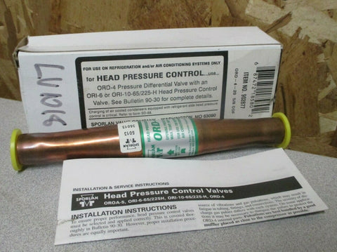 Sporlan Pressure Differential Valve 5/8 x 5/8 ODF Solder w/Strainer ORD420