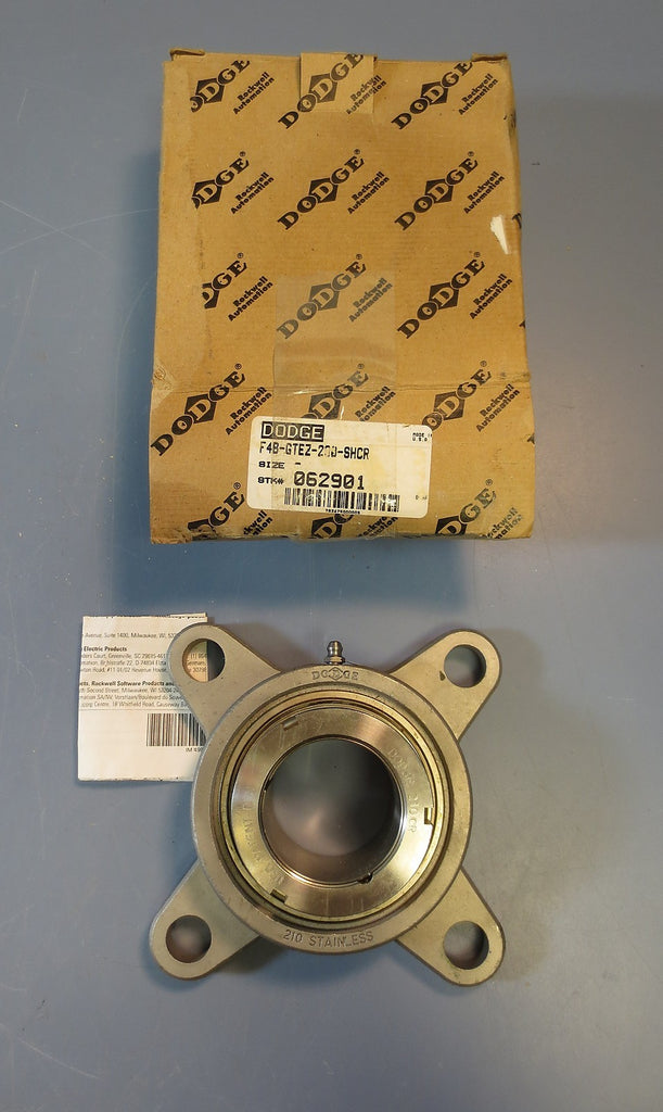 Dodge 4-Bolt Flange Mount Bearing Model F4B-GTEZ-200-SHCR 062901