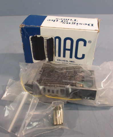 MAC Valves, Inc Base Valve for 46 Series Manifold, Single Solenoid 46A0SAAC