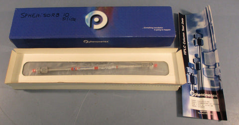 Phenomenex 00G0111E0 Spherisorb 10 Silica HPLC Column 250 x 4.6 mm
