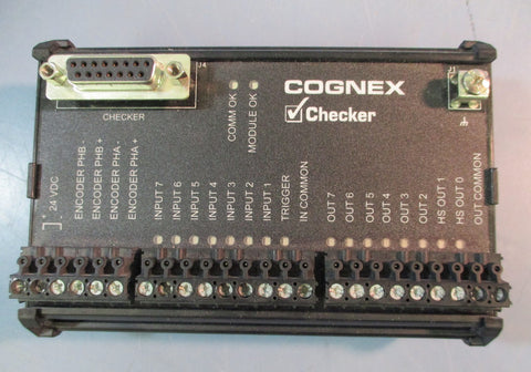 Used COGNEX Checker CKR200IOBX002 Checker I/O Module