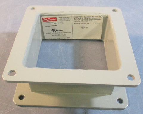 Hoffman F44WN2 Steel Feed Through Nipple 4" x 4" x 2" Wireway Nema 12