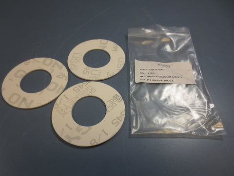 3 New TSP 3545R 3545R2X150X12 Garlock Gylon 3545 Gaskets 2" x 150 x 1/8" Thk os