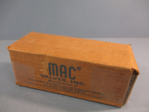 Mac Valves 6513B-000-PM-111DA Solenoid Valve, Single Acting 120 Vac Base Mount