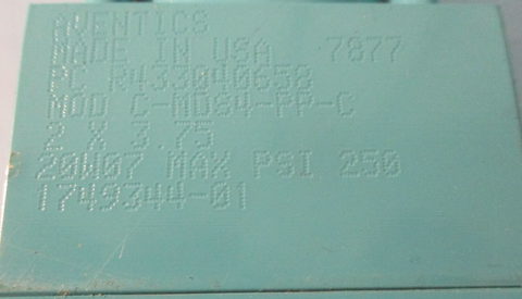 Aventics R433040658 Pneumatic Cylinder 2" Bore 3.75" Stroke 250 PSI C-MDS4-PP-C