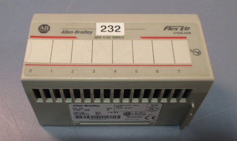 Allen Bradley 1794IA8 Flex I/O 120 VAC Input Module Series A Rev. B01