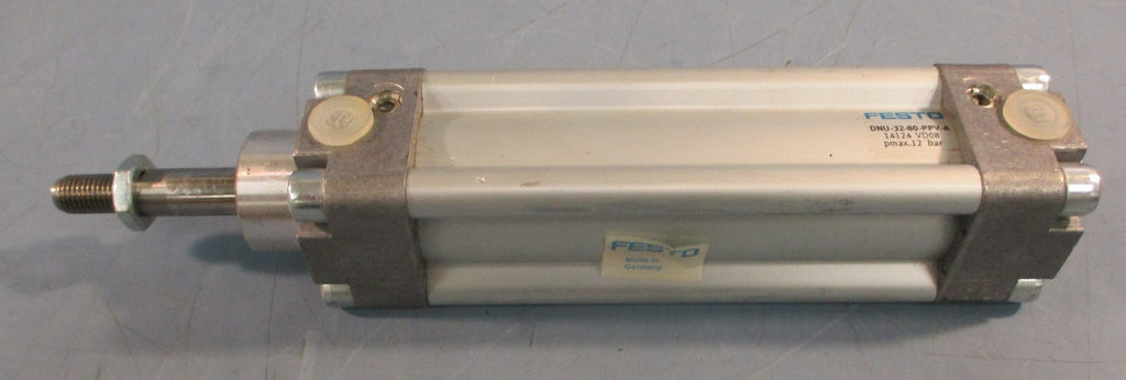 Festo DNU-32-80-PPV-A Pneumatic Cylinder 14124 12 bar Max 80mm Stroke