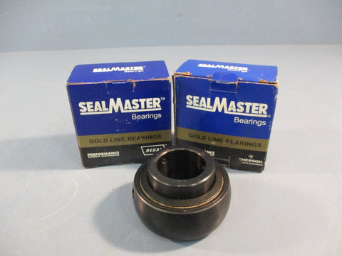 Lot of (3) SealMaster 2-12 Gold Line Insert Bearing 1-1/8"