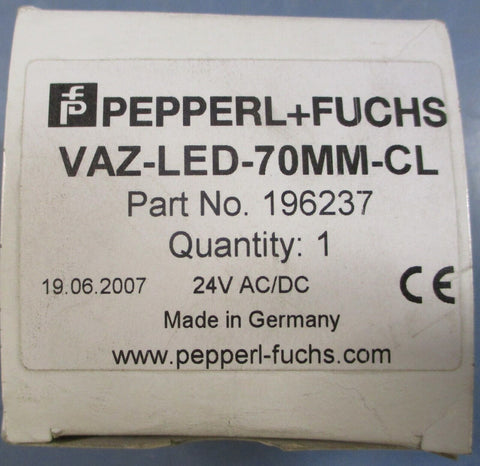 Pepperl + Fuchs VAZ-LED-70MM-CL Stack Light Module 196237 24V AC/DC