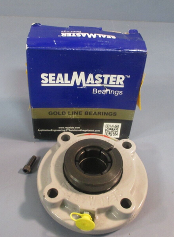 SealMaster 4Bolt Piloted Flange Ball Bearing 1¼" Bore SFC20TC