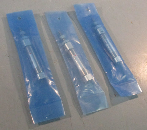 SMC NCJ2B10100R Round Body Cylinder 3/8" Bore 1" Stroke 100PSI Max Lot of 3