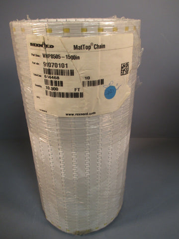 REXNORD 91070101 MatTop Chain 10FT WHP8505-15.00IN