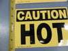 New Lot of 15 Caution Hot Warning Decal 5 X 7" Sticker Label