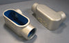 Lot of 2 Thomas & Betts 2" LL67 Form 7 Conduit Body Gray Iron w/ Zinc Plating