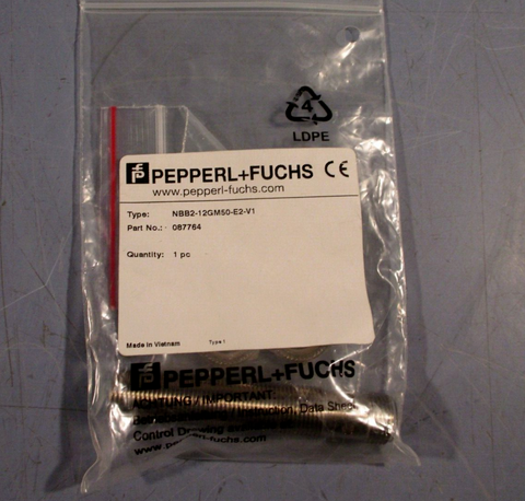 Pepperl+Fuchs 087764 Inductive Proximity Sensor NBB212GM50E2V1