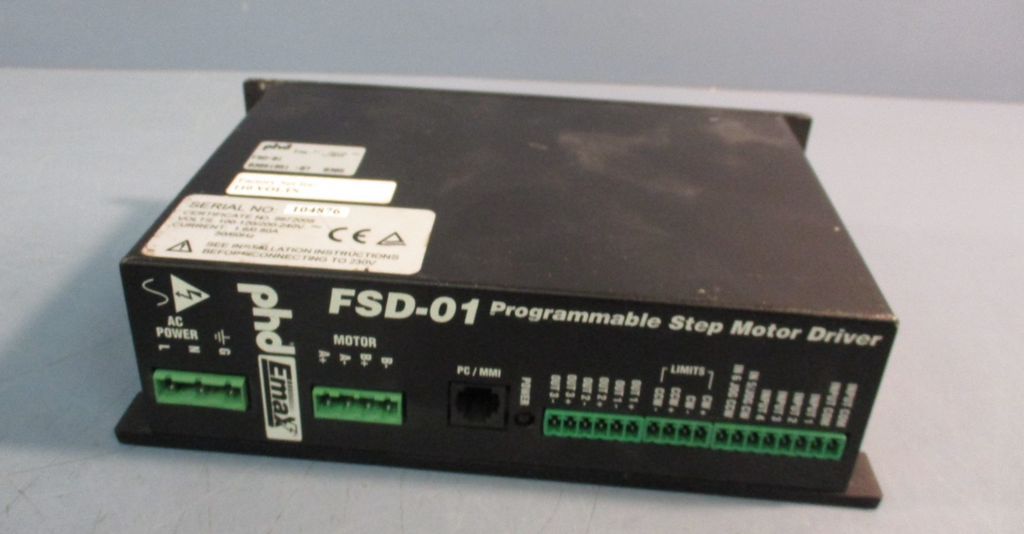 PHD Emax FSD-01 Programmable Step Motor Driver 100-120/200-240V 1.6/0.80A