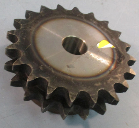 Martin D60B20H Double Roller Sprocket 20 Teeth 1 Inch Inside Diameter