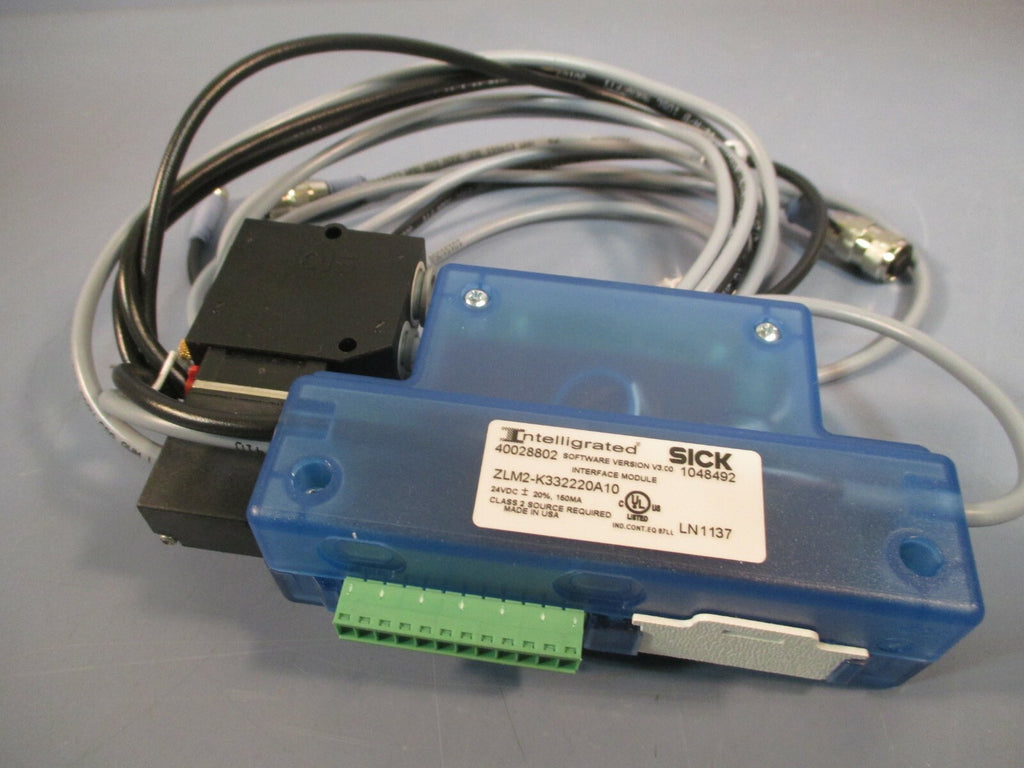 SICK INTELLIGRATED INTERFACE MODULE SOFTWARE VER V3.00 40028802 ZLM2-K332220A10