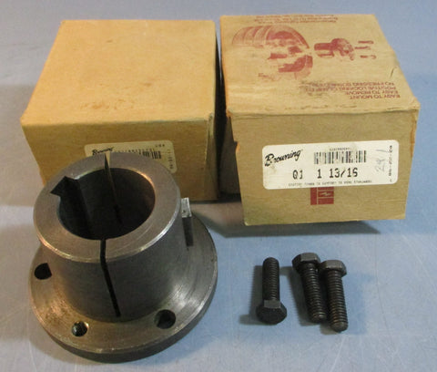 Browning Q1 113/16 Split Taper Bushing 113/16" Bore 41/8" Flg Dia (Lot of 2)