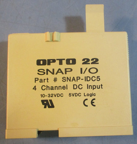Opto 22 Snap I/O SNAPIDC5 4 Channel DC Input Module 1032VDC 5VDC Logic