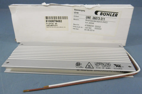 Koch Brake Resistance for Frequency Converter: UNE36073311 240 OHM, 200W