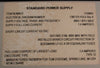 Standard Power Supply IAD8930PS1159645 Power Supply Panel 1159645 480V 3PH 60Hz