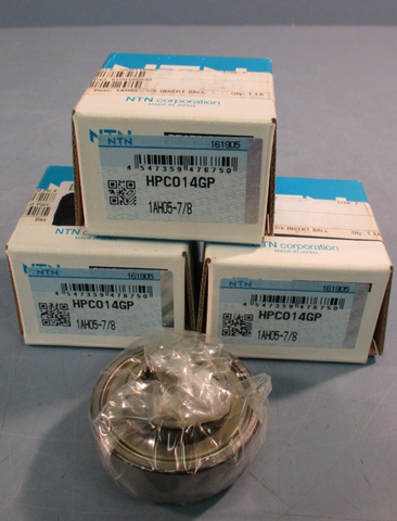 Lot of (3) NTN HPC014GP Radial Deep Groove Ball Bearing, Single Row 1AH05-7/8V9