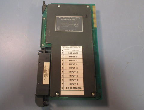 Allen Bradley 1771IB (1224V) DC Input Module w/ Terminal Strip Used
