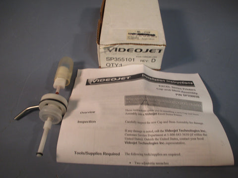 Videojet Cap And Stem Assembly Rev: D SP355101