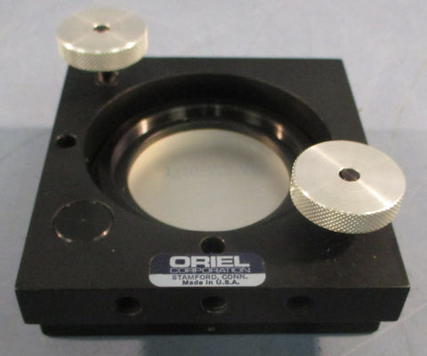 Oriel Optical Mount 60mm Adjustable Laser Glass Mirror Mount