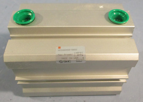 SMC NCDQ2A50-50DC Compact Cylinder 50mm Bore 50mm Stroke 145 PSI Max