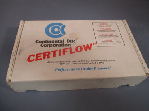 CONTINENTAL DISC CORP BURST DISC TYPE 3” SANITRX SF 8124231A 316316VITON