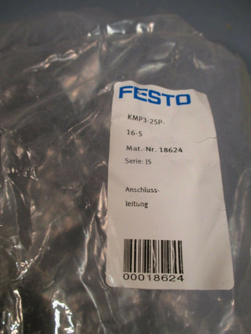 Festo Connecting Cable 18624 KMP3-25P-16-5
