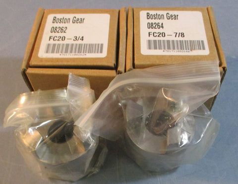 Boston Gear FC203/4 and FC207/8 Coupling 08262 08264 3/4" and 7/8" Bore