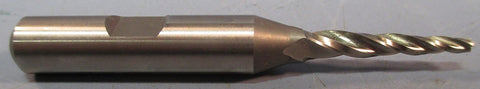 Weldon 3° Tapered End Mills T33A2 3/32" DIA 3/8" SHK 1" LOC USA
