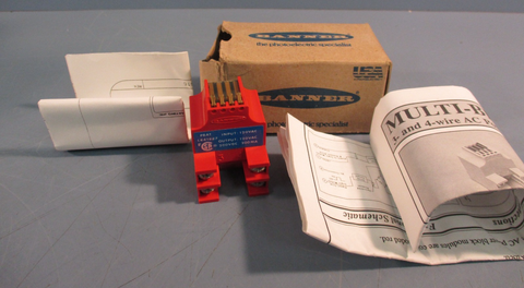 BANNER PBAT/LR41887 AC POWER BLOCK MODULES FOR MULTIBEAM MODULAR SENSORS