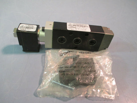 Alkon 4-Way Solenoid Valve 250-03-003-67-1 w/ 26A01039 Coil
