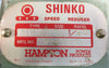 Hampton Shinko WT-CHS Speed Reducer Type 70 40:1 Ratio 1-1/8" Shaft Dia NOS