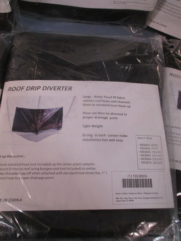 Lot of (6) Roof Drip Diverter Light Weight 5’x5’ 10C882A