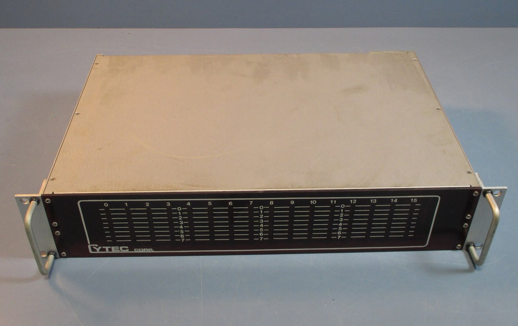 Cytec Corp Full Model LX/128-E Switching Mainframe Module w/ 16 Cards