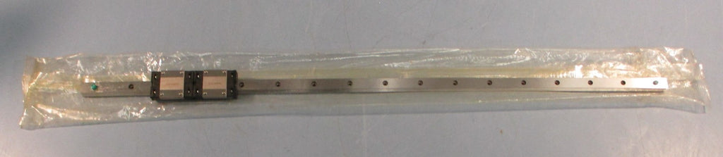 THK SRS15M Linear Guide w/ 670mm Guide Rail Two Linear Guide Blocks