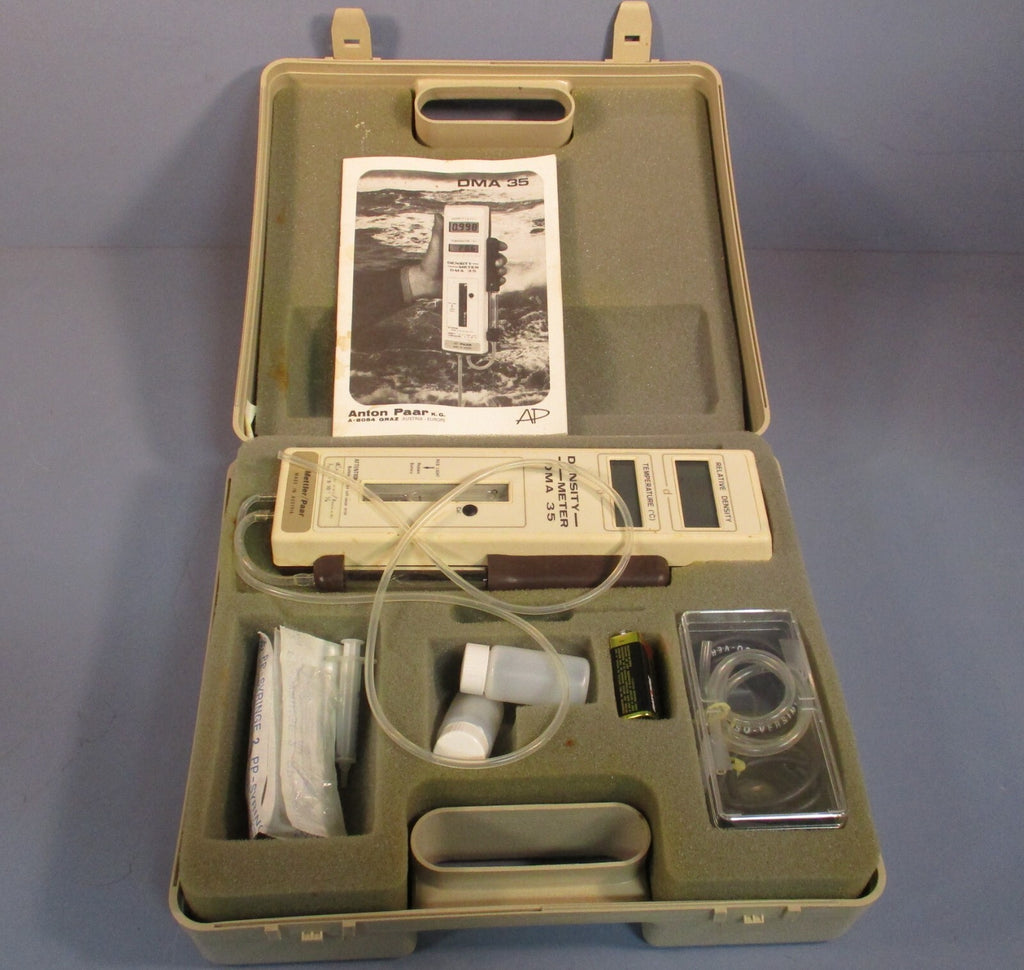 Mettler Paar DMA 35 Digital Densitymeter Density Meter Working