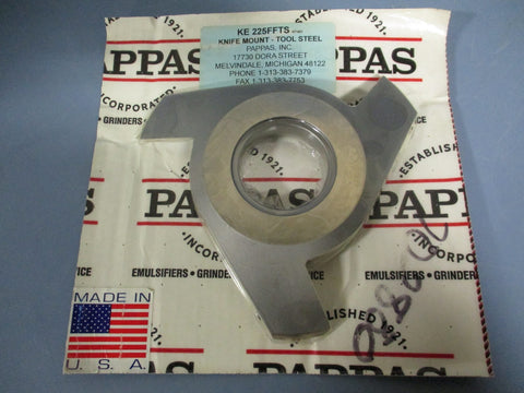 Pappas Inc KE 225FFTS Knife Mount Tool Steel 23/16" Bore ID