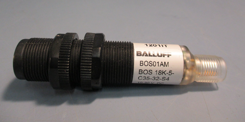 BALLUFF BOS 18K5C3532S4 BOS01AM Photelectric Sensor 1030VDC 150mA 100350mm